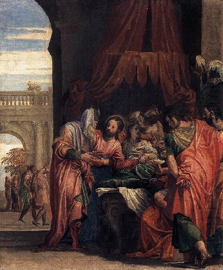 Paolo Veronese Raising of the Daughter of Jairus china oil painting image